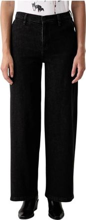 DKNY Jeans a gamba larga - - Jeans - Donna - Nero - W28