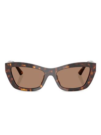 Jimmy Choo Eyewear tortoiseshell cat-eye sunglasses - women - Acetate - 54 - Brown