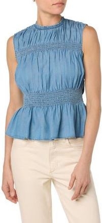 Joe's Sleeveless Chambray Peplum Top in Med Chambray at Nordstrom Rack, Size X-Small