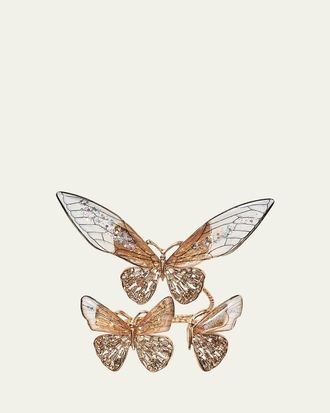 Kim Seybert Flutter Napkin Rings, Set of 4