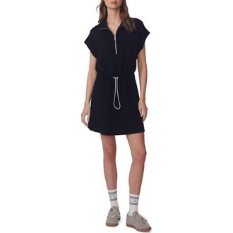 Varley Avaya Half-Zip Minidress in Blue Nights at Nordstrom, Size X-Small