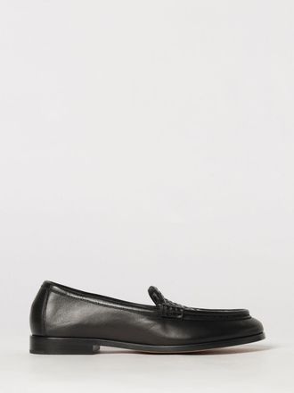 Bottega Veneta Silenzio Intrecciato Leather Loafers with Low Heel