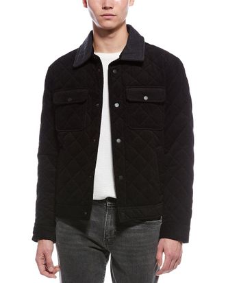 Cole Haan Diamond Quilted Bomber Jacket