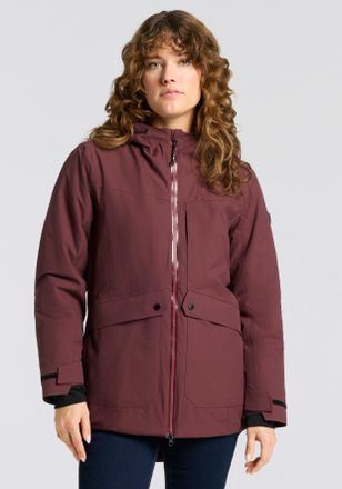 Killtec Funktionsparka KILLTEC KOW 16 WMN PRK, Damen, Gr. 38, rot (dunkelweinrot), Obermaterial: 100% Polyester. Futter: 100% Polyester. Wattierung: 100% Poly