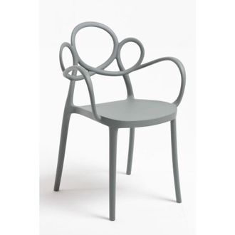 Regalos Miguel Regalos Miguel - Sillas Jard&iacute;n - Silla Sky Con Reposabrazos - Gris Oscuro