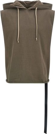 Rick Owens Hoodies, male, Green, Size: S Gimp Zipped Hoodie