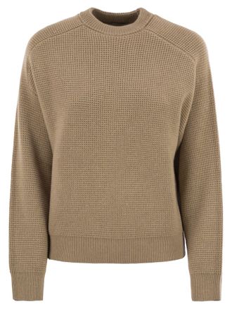 PESERICO Peserico Crew Neckpullover in Jungfrau Wolle, Seide und Kaschmir