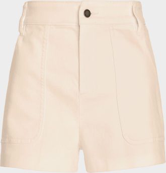 Ramy Brook Hilary High-Rise Denim Shorts