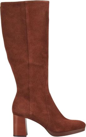 Cosmoparis Schoenen, Dames, Bruin, 36 EU, Retro Laars met Dikke Hak