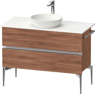 Duravit Duravit - Sivida Consola Mueble Bajo Lavabo, 2 Cajones, Tirador