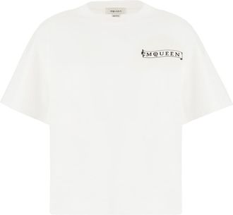 Alexander McQueen White Cotton T-shirt
