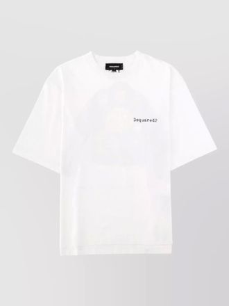 Dsquared2 crew neck graphic print short sleeve shirt