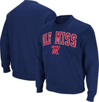 Colosseum Mens Colosseum Navy Ole Miss Rebels Arch & Logo Pullover Sweatshirt at Nordstrom, Size Small