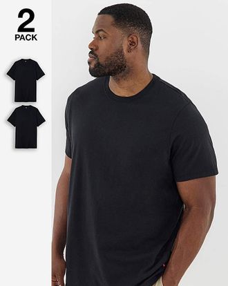 Levi's 2 Pack Loun ge T-Shirt - Black