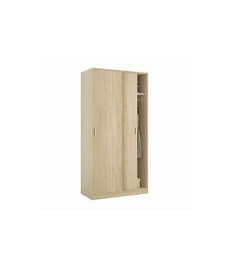 F.R.S. Armario Ropero Puertas Correderas Roble Canadian. 200cm(alto). 100cm(ancho). 50cm(fondo)