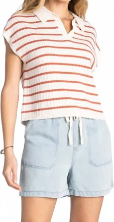 Thread & Supply Poet Top In Sandstone