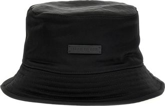 Fear of God Black Logo patch bucket hat