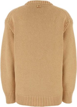 Chlo&eacute; Womens Mp48 Sweater Beige Cashmere Cotton