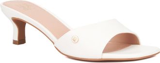 New York & Company Gaia Kitten Heel Sandal in White at Nordstrom Rack, Size 10