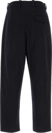 A.P.C. Mens Renato Trousers Black Cotton Polyester Wool