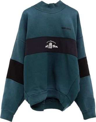 Willy Chavarria Casa de Chavarria sweatshirt - men - Fabric - S - Green