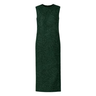 Meimeij M6Fy06 Midi Jurk - Dames - Jurken - Groen - Maat: L Poliester