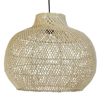Light & Living L&aacute;mpara Colgante - Charita - Natural - Rotan - &Oslash; - Light&living