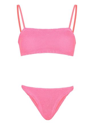 Hunza G Gigi crinkled bikini set - Pink