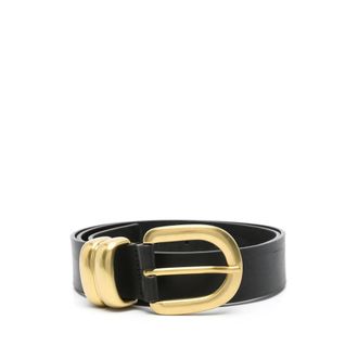 By Malene Birger Belts, female, Black, Size: ONE SIZE Zoira Leather Belt