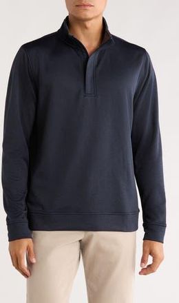 Tailorbyrd Luxe Performance Golf Fleece Quarter Zip Pullover in Navy at Nordstrom Rack, Size Xx-Large