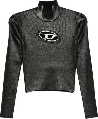 Diesel Top a collo alto - Nero