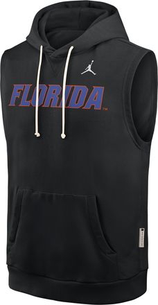 Nike Jordan Mens Florida Sideline Jordan Brand Dri-FIT College Sleeveless Pullover Hoodie in Black | 0JB400AUFN-65K