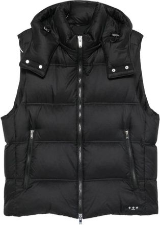 Tatras Gewatteerd vest met capuchon - Heren - Jassen - Zwart - Maat: 2XL