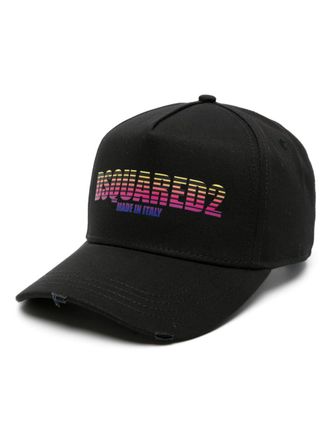 Dsquared2 Cappello da baseball con stampa - Nero