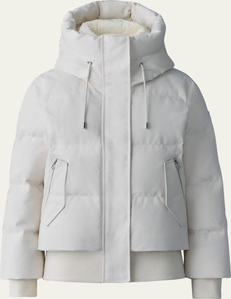 Mackage Nefi Nordic Tech Down Jacket with Hood