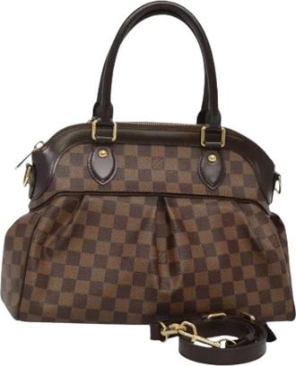 Louis Vuitton Pre-owned Handbags, female, Brown, Size: ONE SIZE Pre-owned Vintage Canvas Handbag