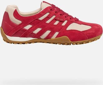 Geox Scarpe Snake Original Donna Rosso/bianco Latte