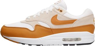Nike Nike Sportswear Air Max 1 Leather Sneakers for Men, White Orange Beige, 39 EU