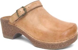 Aetrex Womens Beckie Cork Clog In Natural