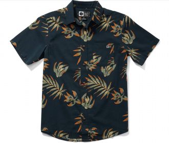 Salty Crew Mens Oasis Short Sleeve Shirt In Navy