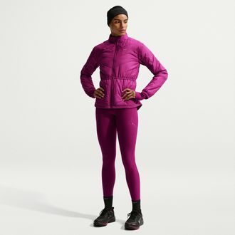 Nike Womens Swift Therma-FIT High-Waisted Running Leggings in Red | IH8138-630