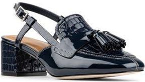 Donald J Pliner Tassel Slingback Pump in Navy at Nordstrom Rack, Size 8.5