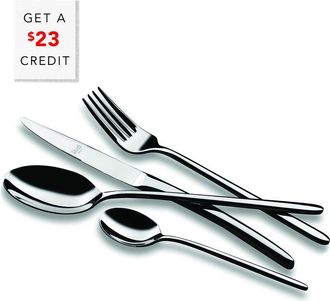 Mepra 24Pc Flatware Set With $23 Credit