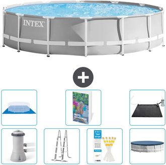 Intex Piscina Prism Frame Redonda - 427x107 Cm - 8-piezas S562