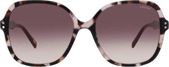 Levi's Purple Square Ladies Sunglasses LV 5015/S 0HT8/HA 57