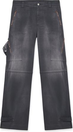 Fortela Juniat Cargo Twill Cotton Trousers in Dark Grey at Nordstrom, Size 24 Eu