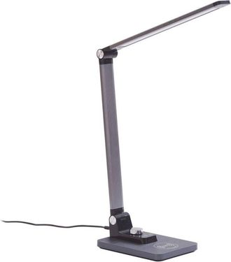 Lindby L&aacute;mpara De Mesa Led valtaris En Gris Pl&aacute;stico - Lindby
