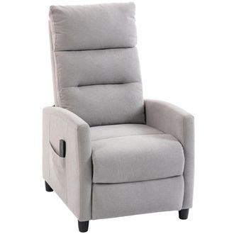HOMCOM Sof&aacute; de masaje 66x91x108 cm gris claro