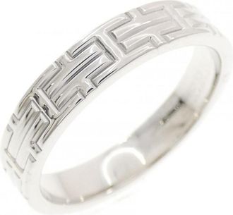 Herm&egrave;s Silver White Gold (18K) Band Ring (Pre-Owned)