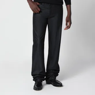 Gucci Pantaloni neri in misto cotone